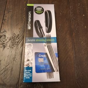 Emerson Black and Silver Durable Shredding Scissors